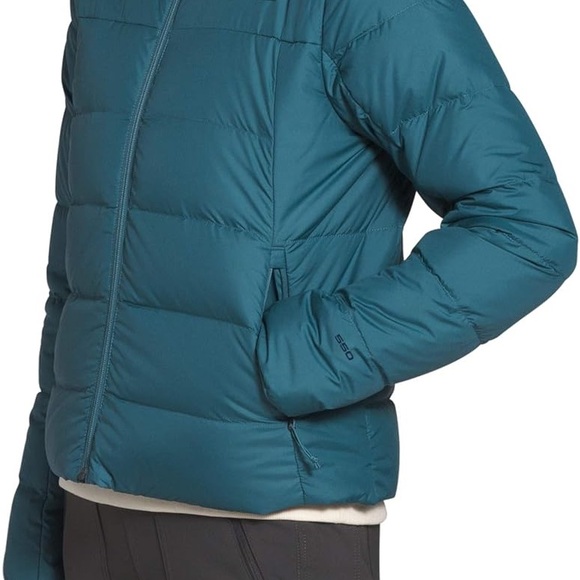 New THE NORTH FACE Valle Down Puffer Jacket Mallard Blue Teal $169 XL X-Large - Picture 3 of 9